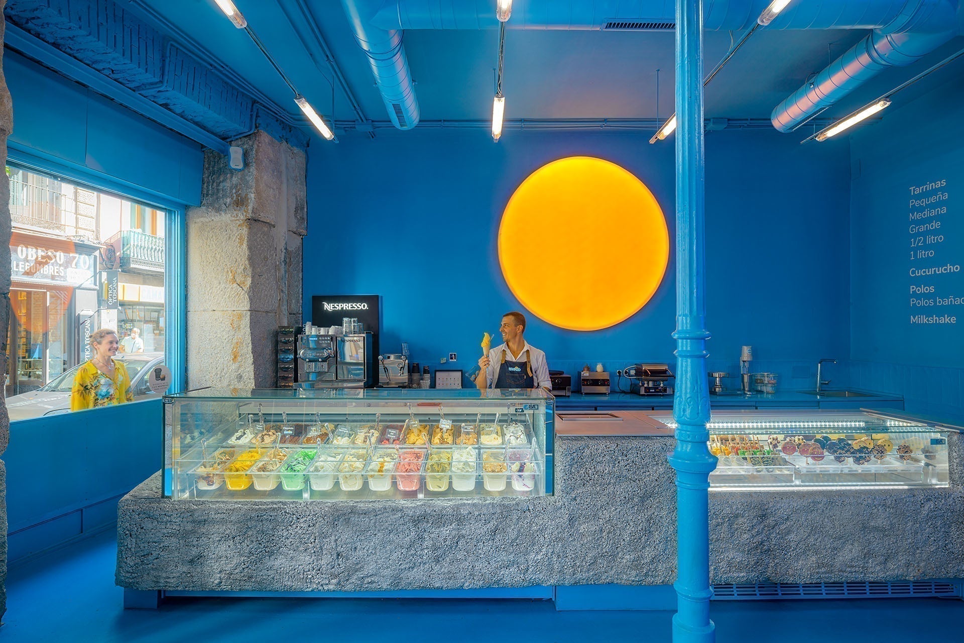 Brando Ice Cream Shop: the use of Color as an Ecological Manifesto
